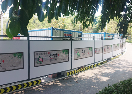 鋼圍擋C款-深圳市政道路工程項目-A/B/C類圍擋-深圳市大通建材有限公司鋼圍擋生產定制廠家